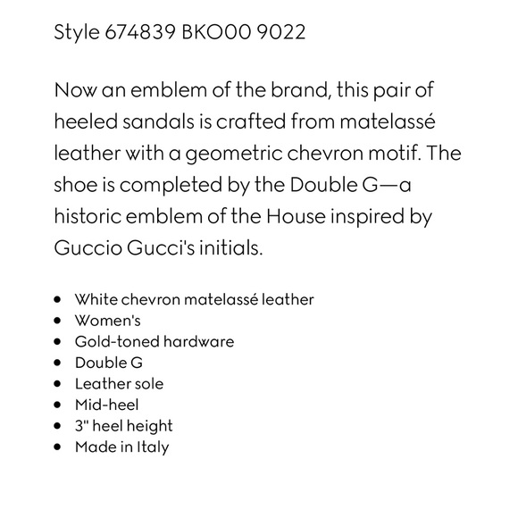 Gucci Shoes Size 40.5 Like New - Picture 8 of 8